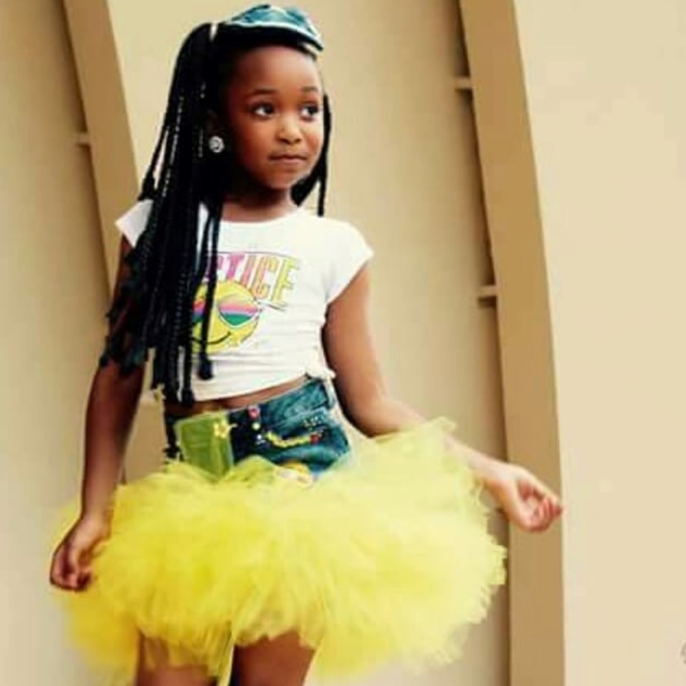 Emoji Denim Tutu